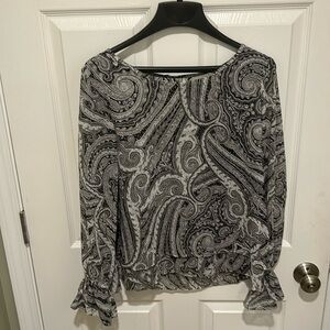 White House Black Market Blouse Size 10